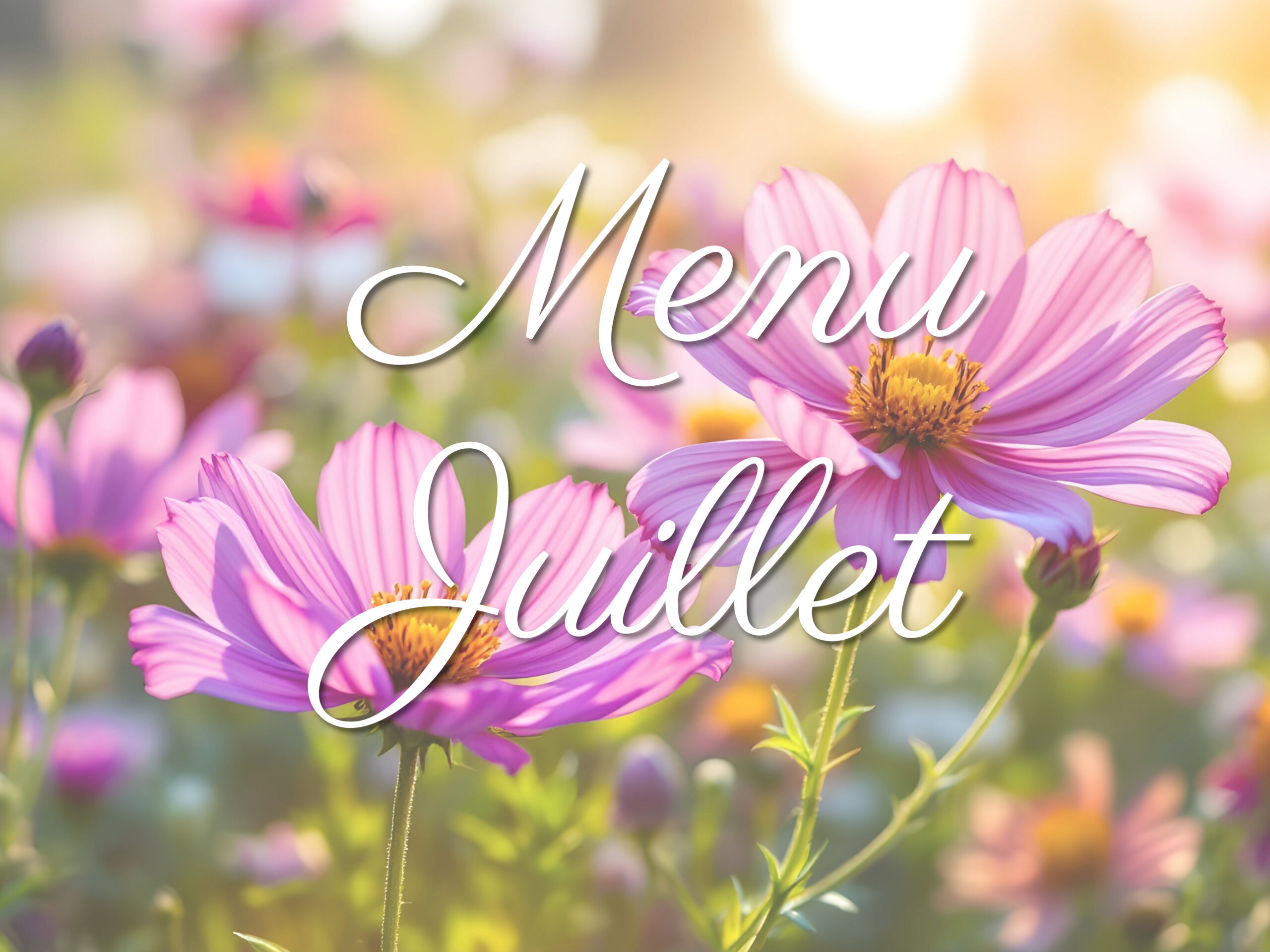 Read more about the article Le nouveau menu du mois de juillet est en ligne